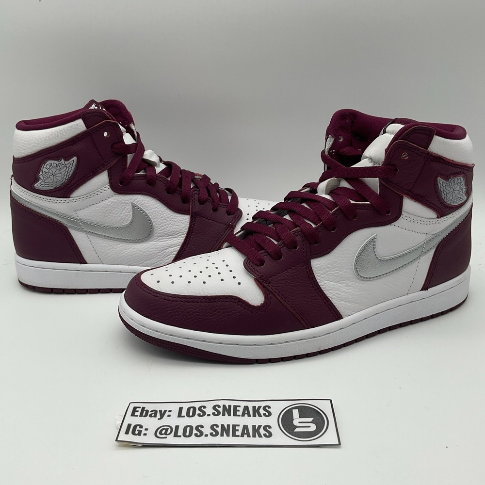 Size 10 -‎ Jordan 1 Retro High OG Bordeaux. (555088-611)